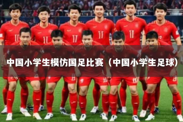 中国小学生模仿国足比赛（中国小学生足球）